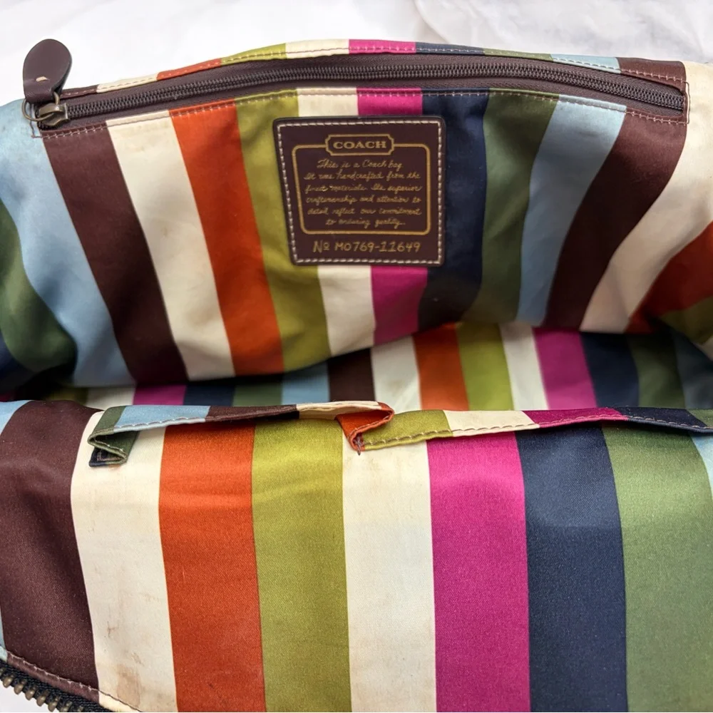 Coach Black Legacy Luci Dome Satchel with Brass Hardware 11649 - Picture 11 of 11